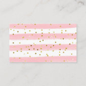 Pink Hot Air Ballon Ratet Wie viele Kisses Game Begleitkarte (Rückseite)