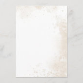 Pink Hot Air Ballon Wolken Babydusche Begleitkarte (Rückseite)