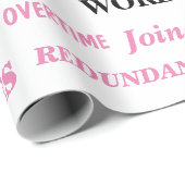 Pink HR Human Resources - Wrap Wrap Wrapping Paper Geschenkpapier (Rolleneckpunkt)