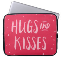 Pink Hugs und Kisses | Herz | Valentinstag