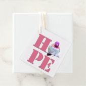 Pink Hummingbird Foto HOPE - Geschenkmarke Geschenkanhänger (Beispiel)