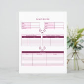 Pink Hund - Krankenpflegeseite (Stehend Vorderseite)