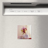 Pink Hütte Tee Set Blume Magnet (In Situ (Geschirrspüler))