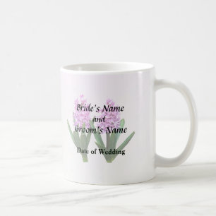 Pink Hyacinth Duo Hochzeitsprodukte Kaffeetasse