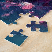 Pink Hyacinths Hyacinth Floral Personalisiert Puzzle (Seite)