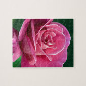 Pink Hybrid Tee Rose Puzzle (Horizontal)