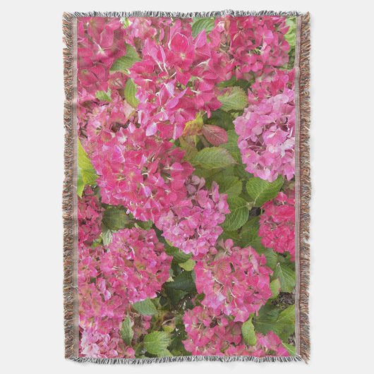 Pink Hydrangea Bloms Bloral Decke (Vorderseite Vertikal)
