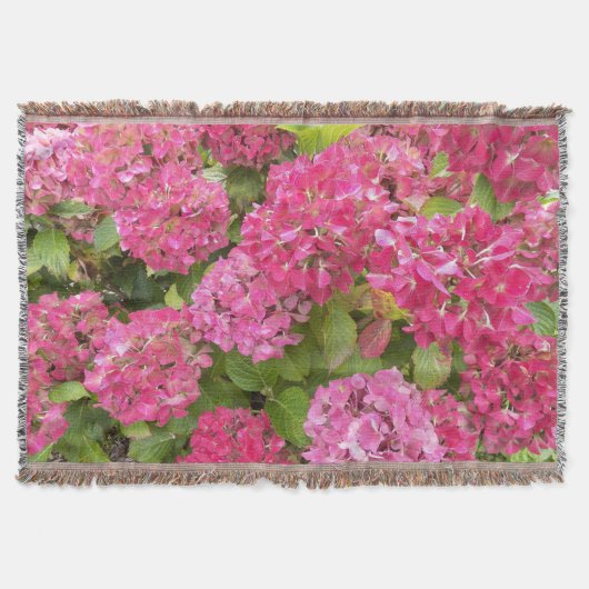 Pink Hydrangea Bloms Bloral Decke (Vorderseite)