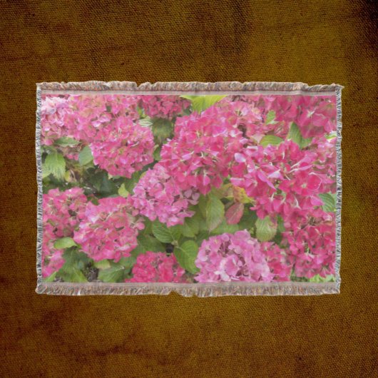 Pink Hydrangea Bloms Bloral Decke