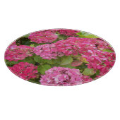 Pink Hydrangea Bloms Bloral Schneidebrett (Ecke)
