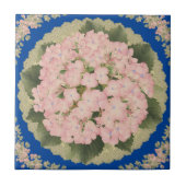 Pink Hydrangea Bloms Blütenblau Keramik Tile Fliese (Vorderseite)