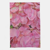 Pink Hydrangea Blossom Blume Handtuch (Vertikal)