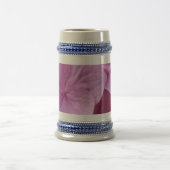 Pink Hydrangea Blume Grau / Blue 22 oz Stein Bierglas (Mittel)