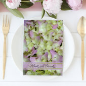 Pink Hydrangea Blume Hochzeit Probe Dinner Einladung