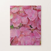 Pink Hydrangea Blume Puzzle (Vertikal)
