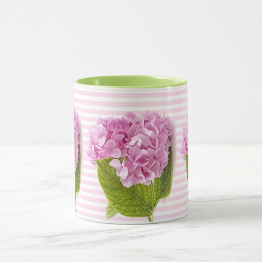 Pink-Hydrangea-Blume Tasse (Zentrum)
