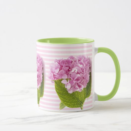 Pink-Hydrangea-Blume Tasse (Rechts)