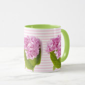 Pink-Hydrangea-Blume Tasse (VorderseiteRechts)