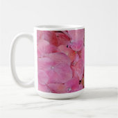 Pink Hydrangea Blume Tasse (Links)