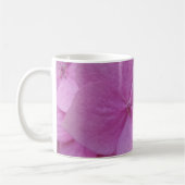 Pink Hydrangea Blume Weißer Kaffee Tasse (Links)