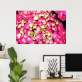 Pink Hydrangea Bouquet Poster, S Cyr Poster (Heimbüro)