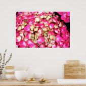 Pink Hydrangea Bouquet Poster, S Cyr Poster (Küche)