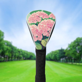 Pink Hydrangea Bush Golf Headcover