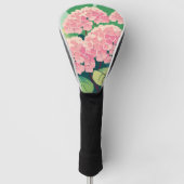 Pink Hydrangea Bush Golf Headcover (Vorderseite)