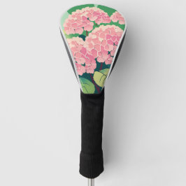 Pink Hydrangea Bush Golf Headcover