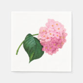Pink Hydrangea Custom White Standard Napkin Serviette (Vorderseite)