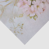 Pink Hydrangea Fairy Garden Floral Seidenpapier (Detail)