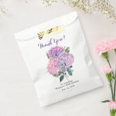 Pink Hydrangea Floral 80. Geburtstag Vielen Dank Geschenktütchen (Versiegelt)