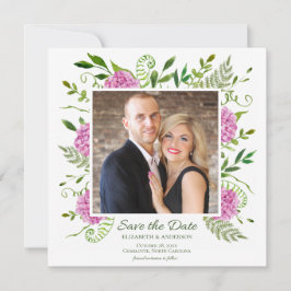 Pink-Hydrangea-Foto Save The Date