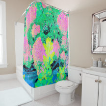 Pink Hydrangea Garden mit gelben Folies