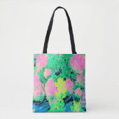 Pink Hydrangea Garden mit gelben Folies Tasche (Vorderseite)