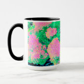 Pink Hydrangea Garden mit gelben Folies Tasse (Links)