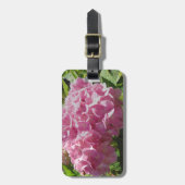 Pink Hydrangea Gepäckanhänger (Vorderseite vertikal)
