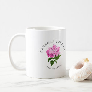 Pink Hydrangea Grand-Millenium Beste Mama je Kaffeetasse