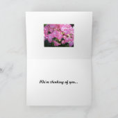 Pink Hydrangea gut machen Karte (Innenseite)