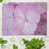 Pink Hydrangea Handtuch (Gefaltet)