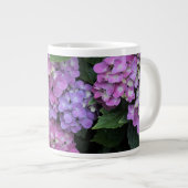 Pink Hydrangea Jumbo-Tasse (Vorderseite Rechts)