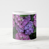 Pink Hydrangea Jumbo-Tasse (Vorderseite)