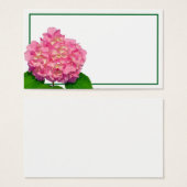 Pink Hydrangea Rosa Blume Rosa Blütenblume (Vorne & Hinten)