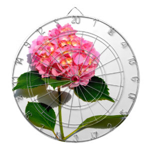 Pink Hydrangea Rosa Blume Rosa Rosen Dartscheibe