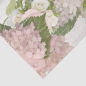 Pink Hydrangea Rose Butterfly Blume Blumenschrift Seidenpapier (Ausschnitt)