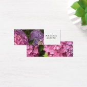 Pink Hydrangea Save the Date (Schreibtisch)