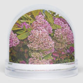 Pink Hydrangea Schneekugeln (Vorderseite)