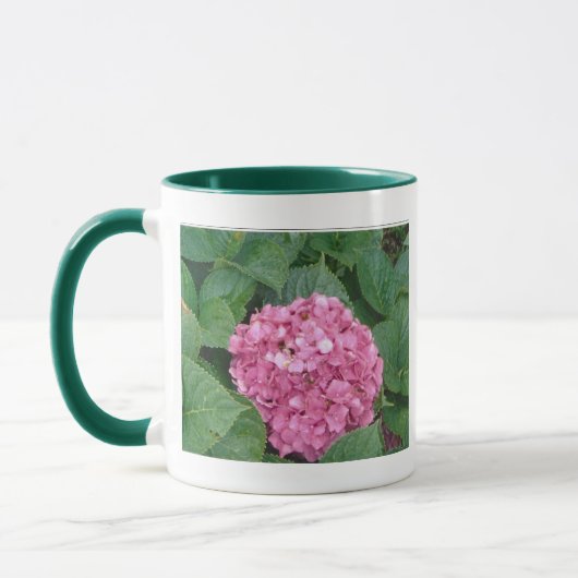 Pink Hydrangea Tasse (Links)