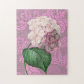 Pink Hydrangea Vintag Style Puzzle (Vertikal)