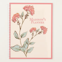 Pink Hydrangea Vintage Handzeichen